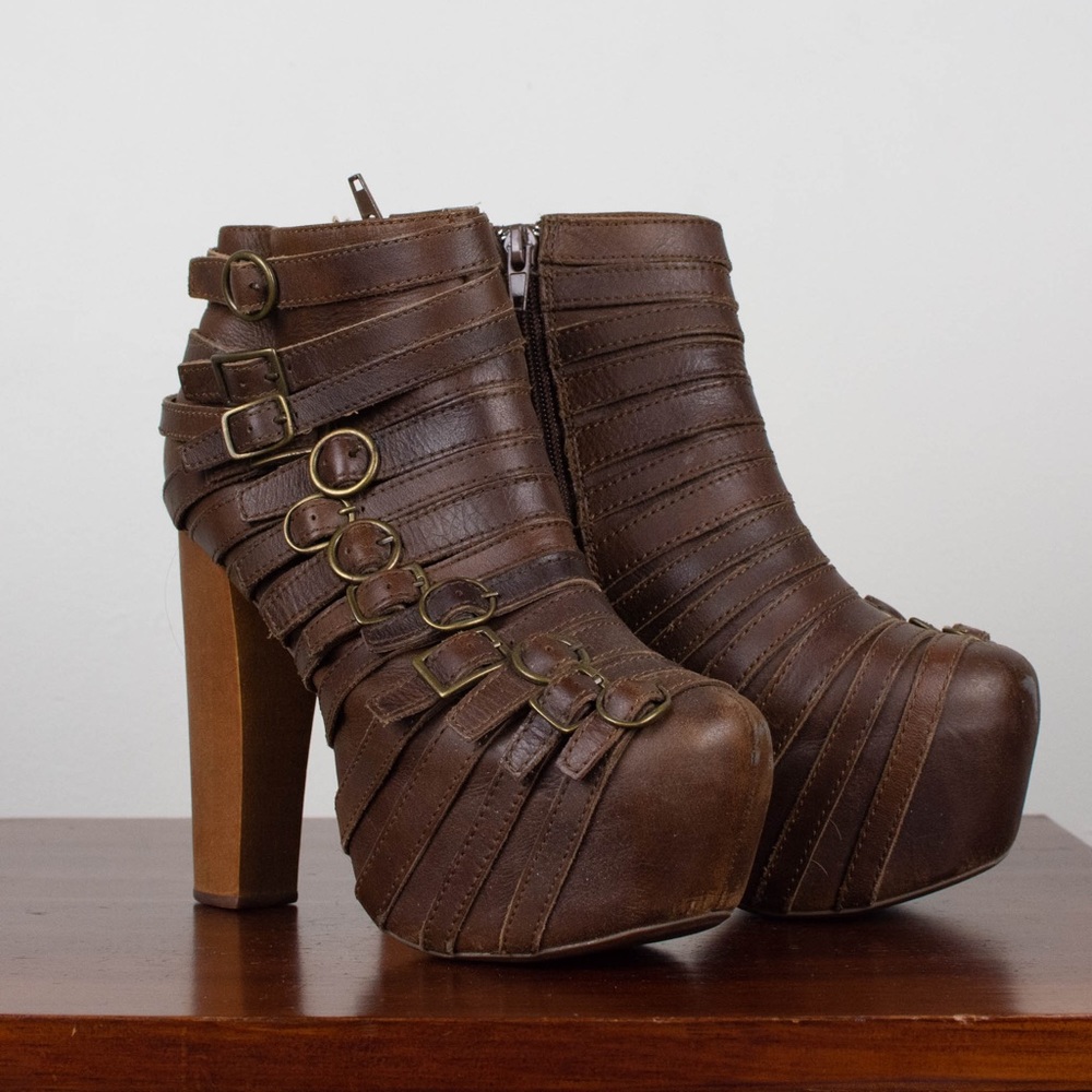 Jeffrey Campbell Buckled Lita Platforms